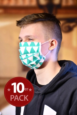 Mund-Nasen Maske, 10er Pack