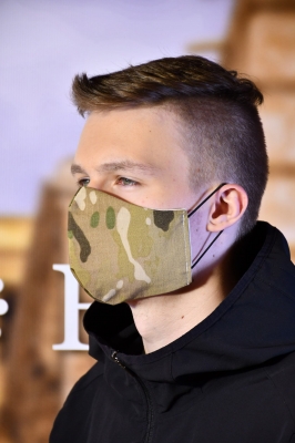 Herren Mundmaske - Camouflage 1