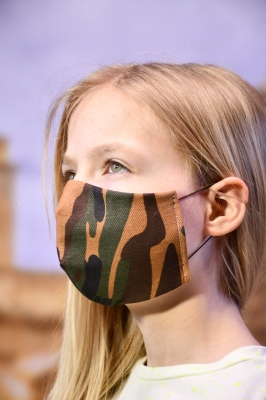 Kinder-Mundmaske - Camouflage 02